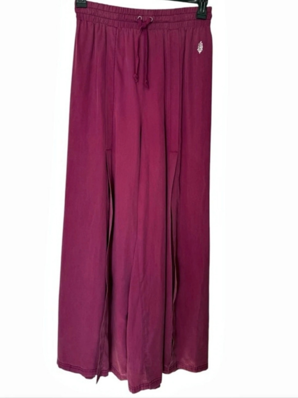 Free People FP Movement Wide Leg Slit Pants Size Small
